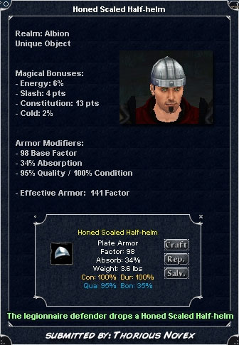 Picture for Honed Scaled Half-helm (u)