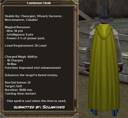 Picture for Luminous Cloak (Alb) (int)