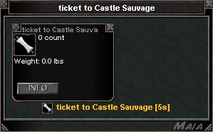 Picture for Ticket to Castle Sauvage