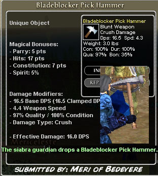 Picture for Bladeblocker Pick Hammer (Hib) (u)