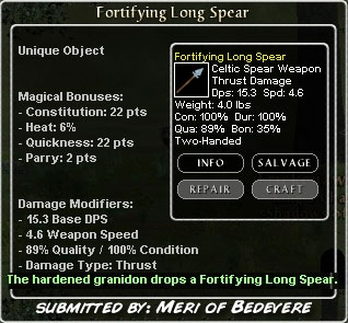 Picture for Fortifying Long Spear (Hib) (u)