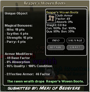 Picture for Reaper's Woven Boots (Hib) (u)