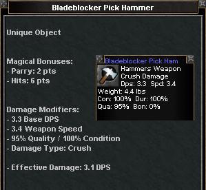 Picture for Bladeblocker Pick Hammer (Mid) (u)