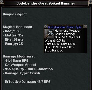 Picture for Bodybender Great Spiked Hammer (Mid) (u)