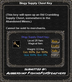 Picture for Dingy Supply Chest Key