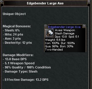 Picture for Edgebender Large Axe (u)