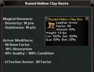 Picture for Runed Hollow Clay Boots