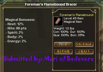 Picture for Foreman's Flamebound Bracer