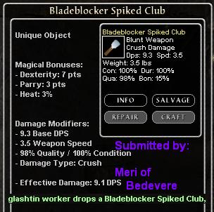 Picture for Bladeblocker Spiked Club (Hib) (u)