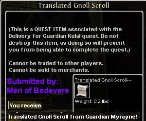 Picture for Translated Gnoll Scroll