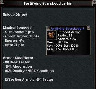 Picture for Fortifying Svarskodd Jerkin (u)