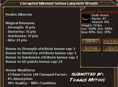 Picture for Corrupted Silksteel Ischuo Labyrinth Wreath