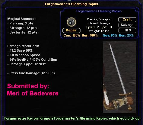 Picture for Forgemaster's Gleaming Rapier