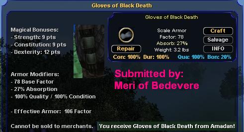 Picture for Gloves of Black Death