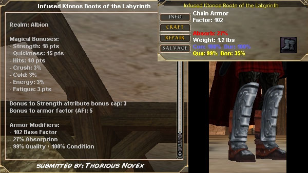 Picture for Infused Ktonos Boots of the Labyrinth