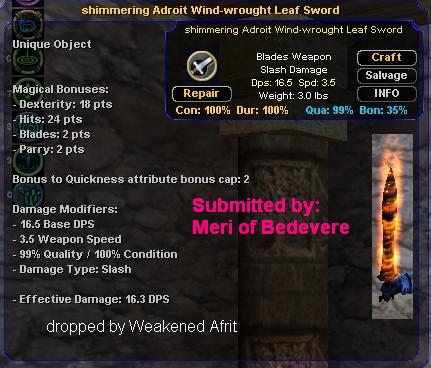 Picture for Adroit Wind-wrought Leaf Sword (u)