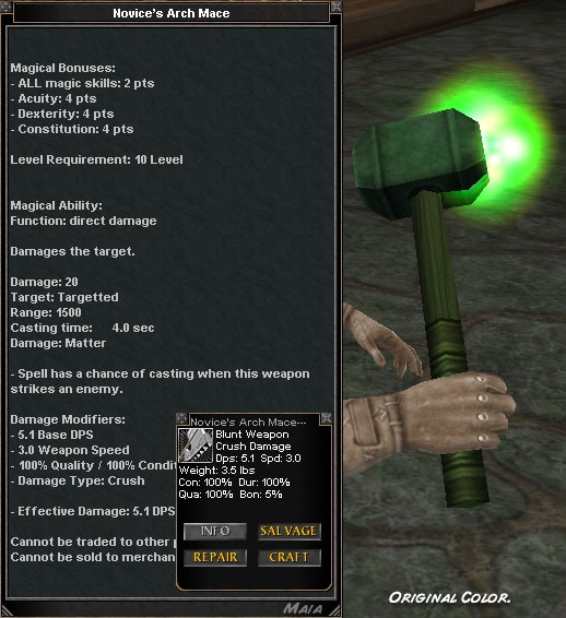 Picture for Novice's Arch Mace (Hib)