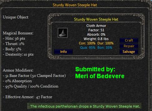 Picture for Sturdy Woven Steeple Hat (Hib) (u)