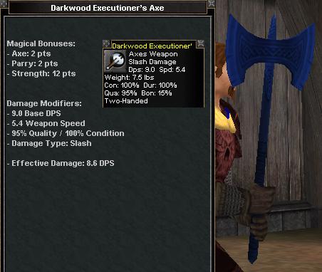 Picture for Darkwood Executioner's Axe