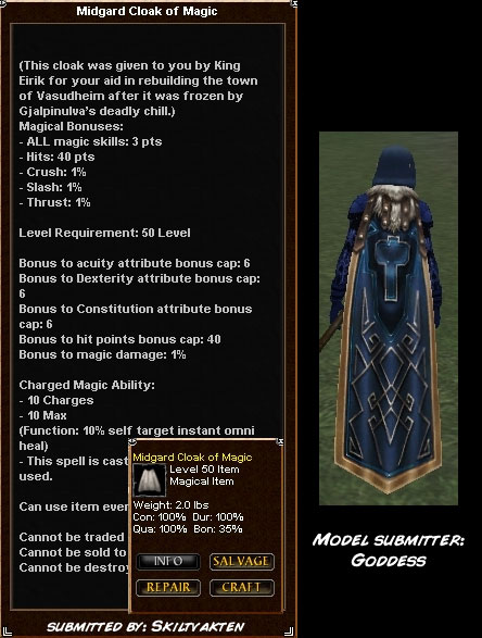 Picture for Midgard Cloak of Magic