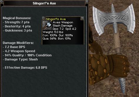 Picture for Silngorf's Axe