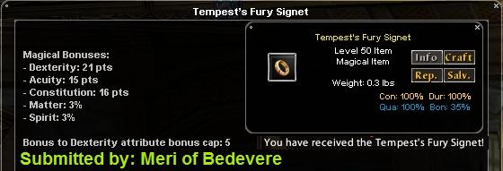 Picture for Tempest's Fury Signet