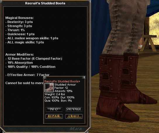 Picture for Recruit's Studded Boots (Alb) (quest)