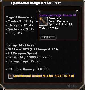 Picture for Spellbound Indigo Mauler Staff