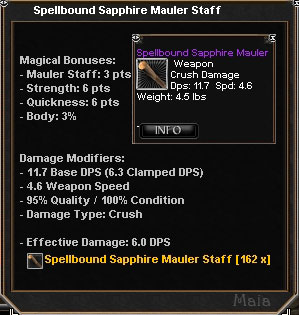 Picture for Spellbound Sapphire Mauler Staff