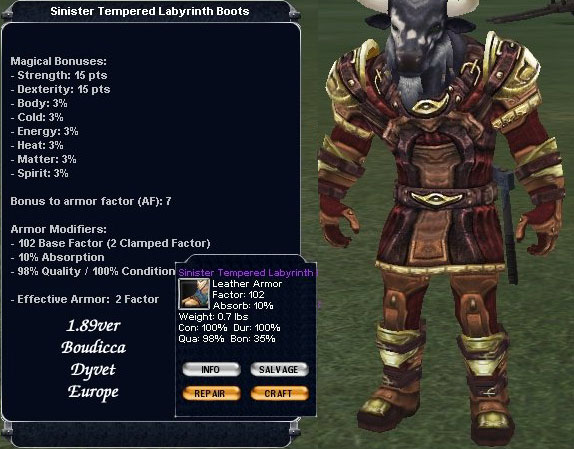 Picture for Sinister Tempered Labyrinth Boots