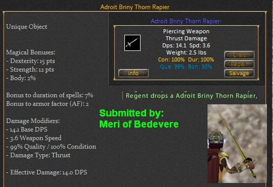 Picture for Adroint Briny Thorn Rapier (Hib) (u)