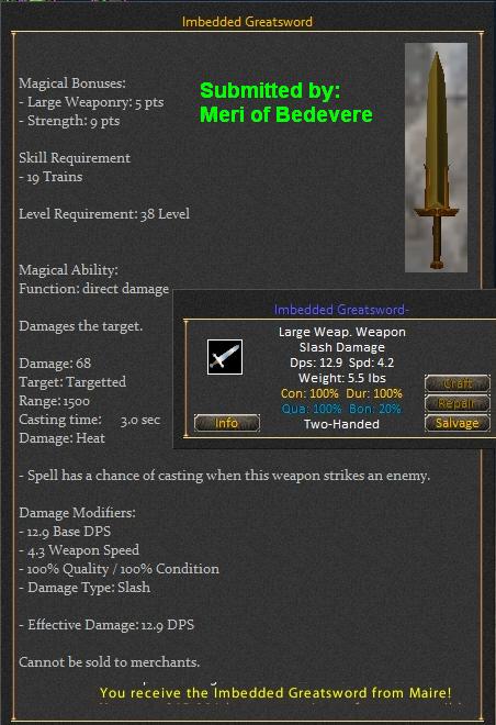 Picture for Imbedded Greatsword