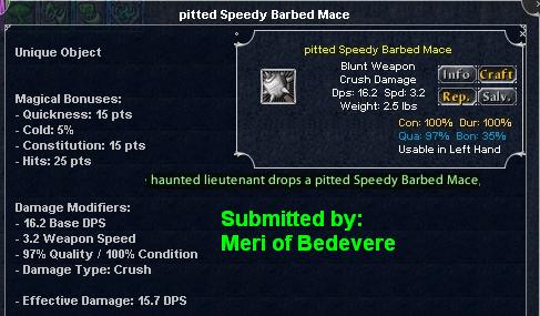 Picture for Pitted Speedy Barbed Mace (u)