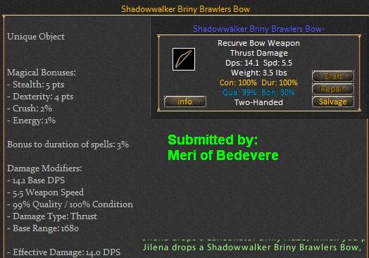 Picture for Shadowwalker Briny Brawlers Bow (Hib) (u)