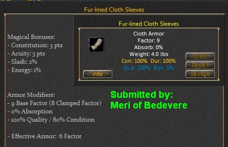 Picture for Fur-lined Cloth Sleeves (Hib)