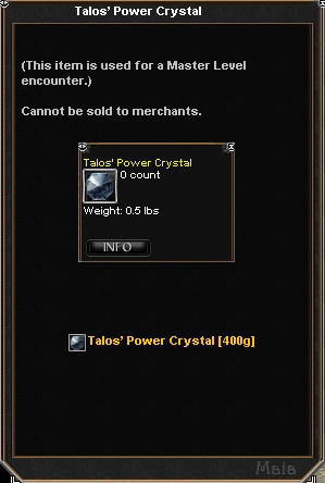 Picture for Talos' Power Crystal