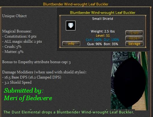 Picture for Bluntbender Wind-wrought Leaf Buckler (u)