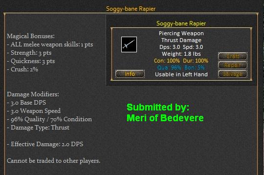 Picture for Soggy-bane Rapier 