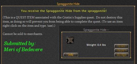 Picture for Spraggonite Hide