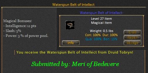 Picture for Waterspun Belt of Intellect