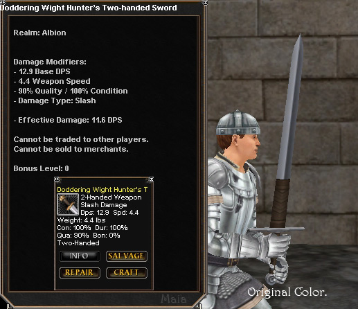 Picture for Doddering Wright Hunter's Two-handed Sword