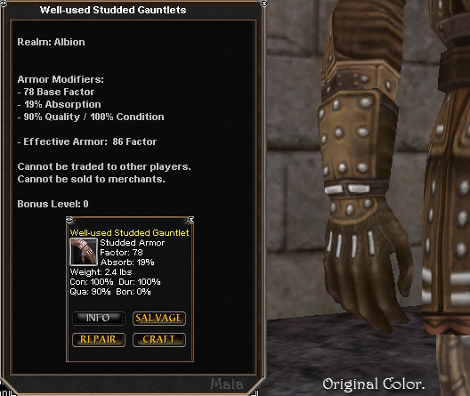 Picture for Well-used Studded Gauntlets