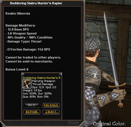 Picture for Doddering Siabra Hunter's Rapier