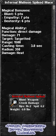 Picture for Infernal Malison Spiked Mace (Hib) (nls)