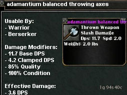 Picture for Adamantium Balanced Throwing Axes