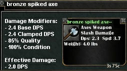 Picture for Bronze Spiked Axe