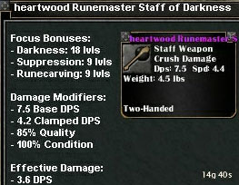 Picture for Heartwood Runemaster Staff of Darkness
