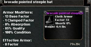 Picture for Brocade Pointed Steeple Hat (Hib)