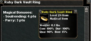 Picture for Ruby Dark Vault Ring