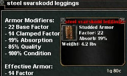 Picture for Steel Svarskodd Leggings